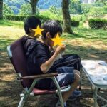 湖畔でキャンプ②